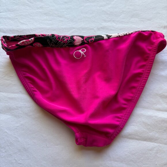 Girls Pink & Black OP Tankini Set With Love & Peace Graphics size S (6/6x) - Picture 8 of 8